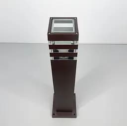 Вуличний ліхтар-стовп в корпусі кольору Coffee 80 см | Line F | Арт. 8024 80CM CF (стовп) - мініатюра 5