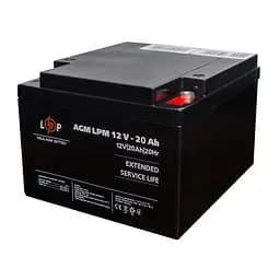 Акумуляторна батарея LogicPower LPM 12V 20AH AGM - мініатюра 3