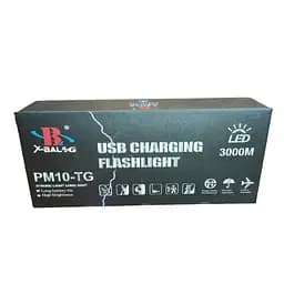 Ліхтар ручний акумуляторний X-Balog BL-PX21B-GT200 з функцією powerbank акумулятор 26650 - мініатюра 8