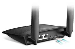 Роутер TP-LINK TL-MR100, Black, 1xLAN, 1xWAN, 1x SIM-card 3G/4G - мініатюра 3