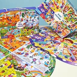 Дитячий віммельпазл "Розпорядок дня" DoDo Toys 300619, 100 елементів - мініатюра 7