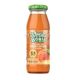 Нектар Vita Baby персиковий, з м'якоттю та цукром, 175 мл