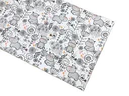 Хлопковая пеленка Moontime 100х80см "Бегемоты"