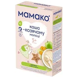 Каша на козьем молоке МАМАКО Гречневая с яблоком и морковью 200 г