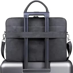 Сумка для ноутбука 15.6'' Defender Trendy з кишенею, шкіра, чорна - мініатюра 5