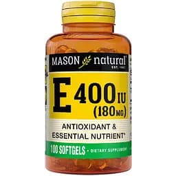 Вітамін Е Mason Natural Vitamin E 400 IU 180 мг 100 гелевих капсул