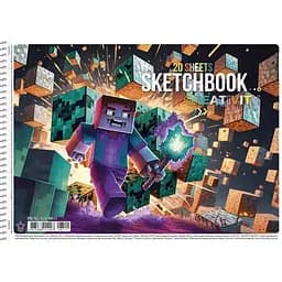 Альбом для малювання Школярик A4 спіраль 20 аркушів (PB-SC-020-8511-1)