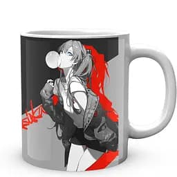 Кружка GeekLand Evangelion Евангелион girl EV 02.02 330 мл белая