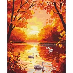 Картина по номерам Brushme Золотая симфония природы 40x50 см