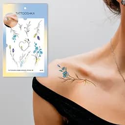Тату тимчасове в наборі Українські гілочки Tattooshka LB-174 Різнокольоровий shop (4825800012093) - мініатюра 3