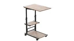 Стол приставной Адан 62x40x60 металл Черный ДСП Дуб Сан-Марино 16мм FRD-102485