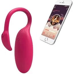 Віброяйце з керуванням зі смартфона Magic Motion Flamingo 7.2 см рожевий