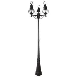 фонарь Brille столб для уличного освещения GL-100 E-3 BK