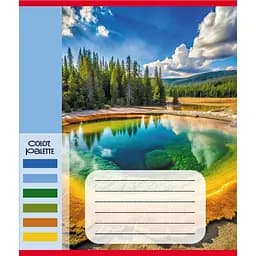 Зошит учнівський "Кольори гір" 060-610093K-2 в клітинку, 60 аркушів