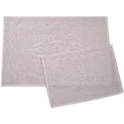 Набір килимків Irya Carissa pudra 90х60 см та 60х40 см світло-рожевий пудра (svt-2000022238083)