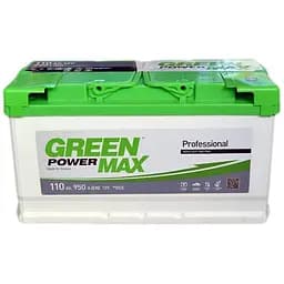 Акумулятор Green Power Max 6СТ-110Ah (-/+) 950A (EN)