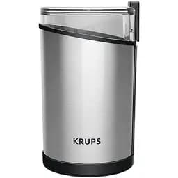 Кавомолка Krups роторна 200 Вт срібляста (GX204D10)