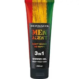Гель для душу 3в1 Dermacol Men Agent Don't worry be happy, 250 мл