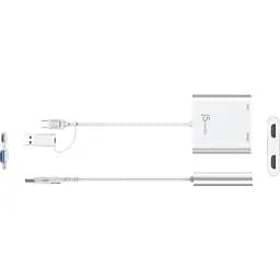 USB-Хаб j5create JCA365-N USB-C/A на 2xHDMI (JCA365-N) - мініатюра 2