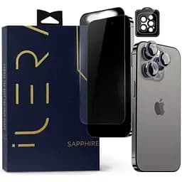 Захисне скло iLera на камеру для Apple iPhone 14 Pro/ 14 Pro Max [Silver] [78646] - мініатюра 3