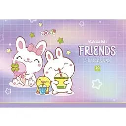 Альбом для малювання Школярик A4 склейка 20 аркушів (PB-GB-020-8513-2)