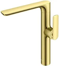 Змішувач для умивальника Kohlman Experience gold високий QB175EGD Золотий