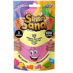 Набір креативної творчості Danko Toys Stretch Sand STS-04-01U пакет 600 гр Рожевий