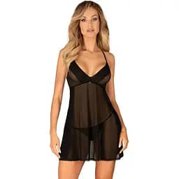 Пеньюар та трусики Obsessive Latinesa babydoll & thong M/L