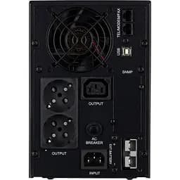 Джерело безперебійного живлення 2E PS1000L, 1000VA/800W, на зовнішні АКБ 2x12В, 2xSchuko+1xC13 - мініатюра 3