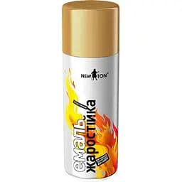 Емаль New Ton жаростійка золотиста аерозоль 400 мл