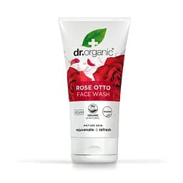 Очищувальний гель для обличчя з олією троянди Отто Dr.Organic 150 мл