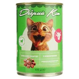 Влажный корм для кошек Добрий Кіт паштет с говядиной 415 г