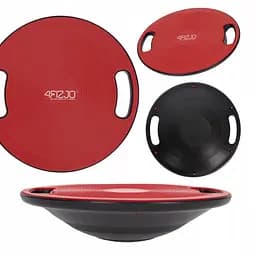 Балансировочная платформа 4FIZJO круглая, пластиковая 4FJ0621 Red/Black (P-5905973400626)
