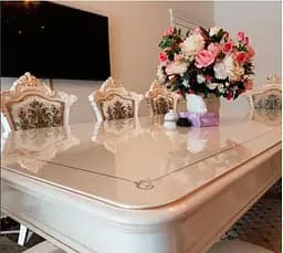 Силіконова скатертина на стіл Soft Glass М'яке скло 1.3х1.0 м (товщина 1.5мм) - мініатюра 6