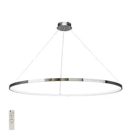 Люстра стельова LED Levistella 7529832-1 CHROME LED (1000), 74W, 1000мм, три режими кольору, хромований метал, сучасний стиль для