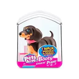 Інтерактивне цуценя Грайлива Такса PETS ALIVE 9530SQ1-3 ходить веляє хвостиком - мініатюра 3