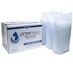 Litter Pearls траклес TrackLess кварцевый наполнитель для туалетов котов 18.94 л 9.07 кг