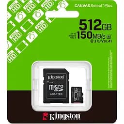Карта пам'яті 512GB microSDXC Canvas Select Plus G en3 150MB/s A1 Card + Adapter SDCS3/512GB - мініатюра 3