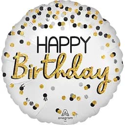 Шарик Happy Birthday 3202-3274 Разноцветный