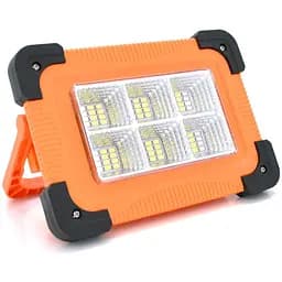 Переносний ліхтар-прожектор Leovin LE-068+Solar (30W), 36 LED(SMD), 4 режими, вбудований акумулятор, заряд від 5V, USB вихід, Box