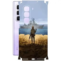 Захисна плівка StatusSKIN для Infinix Hot 50 Pro Plus 4G X6880 Корпус Вініл Корабель