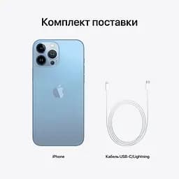 Смартфон Apple iPhone 13 Pro Max 512GB Sierra Blue Model A2643 (Grade C) Seller Refurbished - мініатюра 6