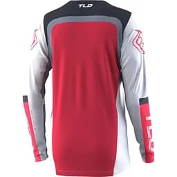 Велоджерсі Troy Lee Designs Sprint Jersey Fractura S White/Red (1106-323331012) - мініатюра 2