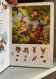 Велика книга пазлів. Звірята А157016У - мініатюра 4