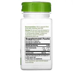Натуральна добавка Nature's Way Licorice Root, 100 вегакапсул