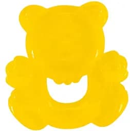 Прорезыватель с водой Baby Team Мишка, желтый (4004)