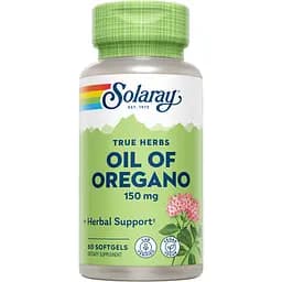 Масло орегано Solaray Oil of Oregano 60 капсул