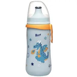 Поїльник Nip PP Kids Cup Дракончик 330 мл блакитний (35051)