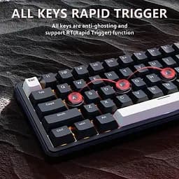 Ігрова дротова магнітна клавіатура Attack Shark X65 HE / Magnetic Switch / 8К / RGB / 65% / Black - мініатюра 5