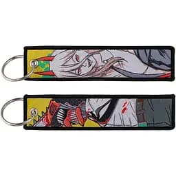 Брелок тканинний Людина бензопила Денджі і Павер Chainsaw Man Denji Power 10 см